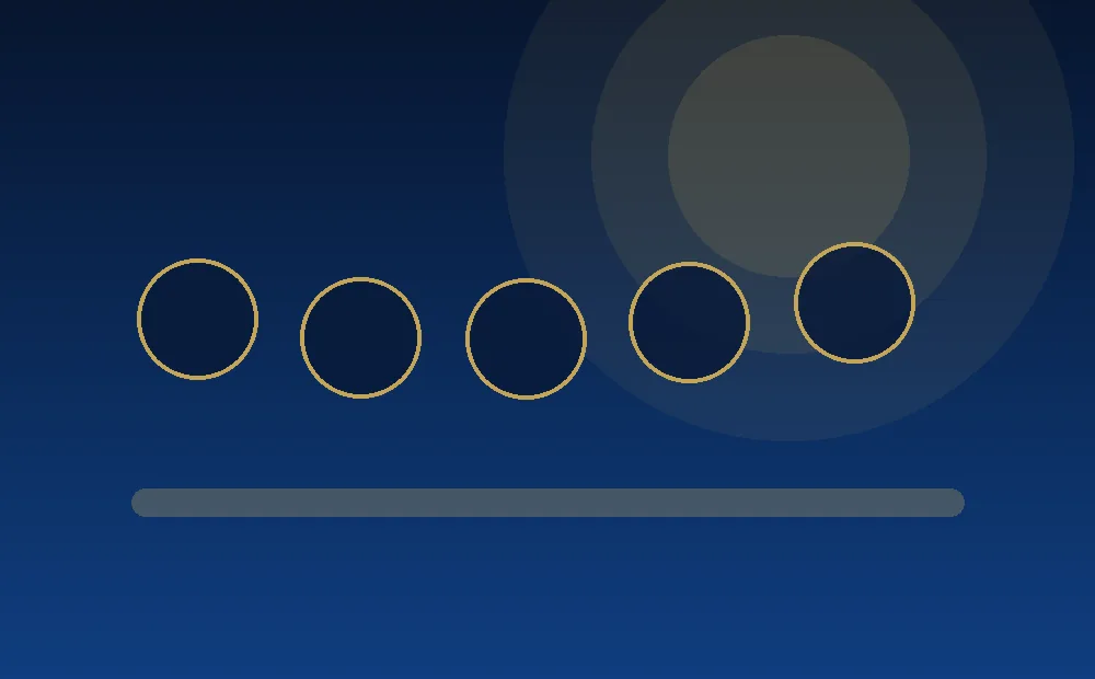 Abstract lottery number illustration
